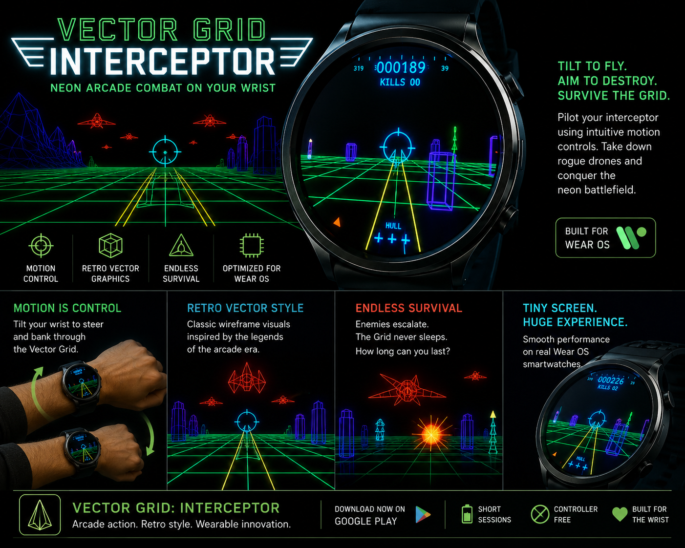 Vector Grid: Interceptor — Official Art